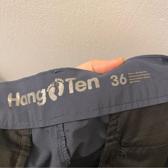 Hang Ten Hybrid Stretch lightweight everyday stretch navy blue shorts 12” - 36 - Picture 6 of 10